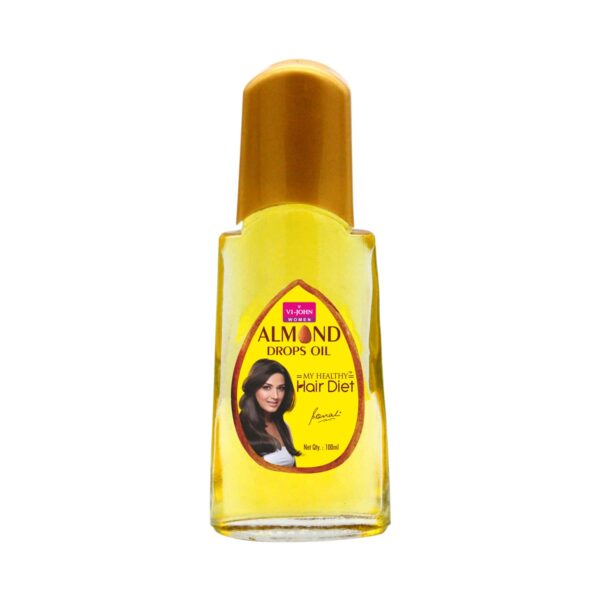 VI-JOHN Ayurvedic Almond Hair Oil (200ml) - VI-JOHN