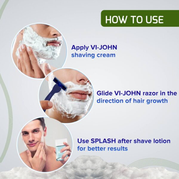 VI-JOHN Bacti-Guard Shaving Cream (Pack of 9) - VI-JOHN