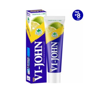 VI-JOHN Lime Bacti-Guard Shaving Cream (Pack of 8) - VI-JOHN