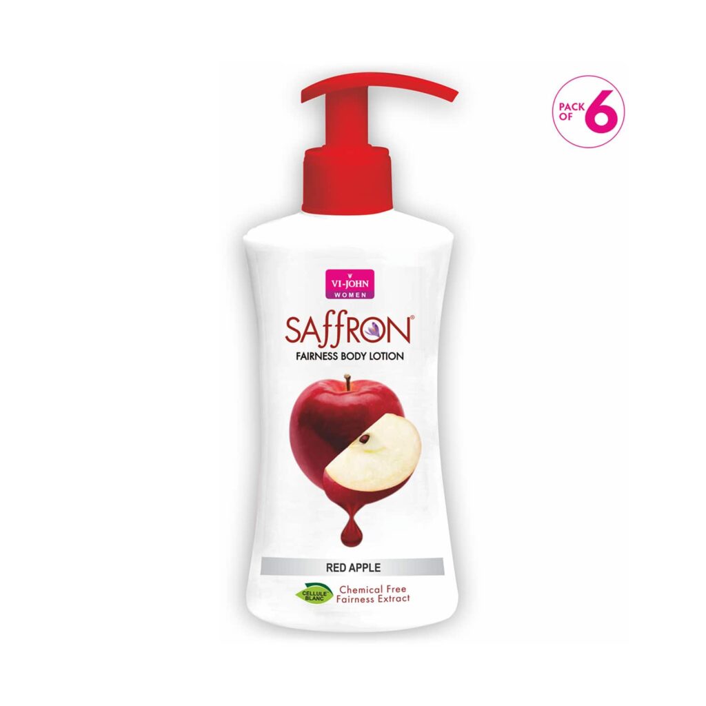 VI-JOHN Red Apple Fairness Body Lotion (Pack of 4) - VI-JOHN