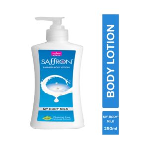 VI-JOHN Saffron My Body Milk Fairness Body Lotion (250ml) - VI-JOHN