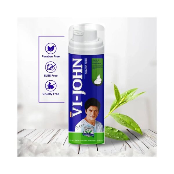 VI-JOHN Sensitive Skin Shaving Foam (Pack of 2) (250 g) - VI-JOHN