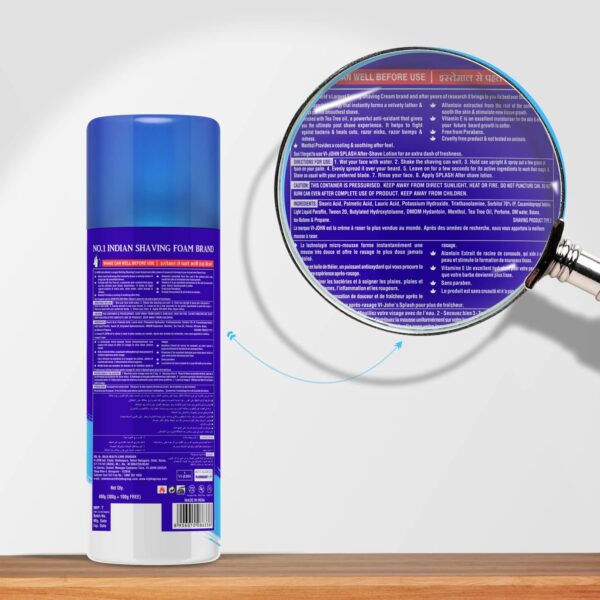 VI-JOHN Shaving Foam All Skin Type with Vitmin E (Pack Of 2) - VI-JOHN