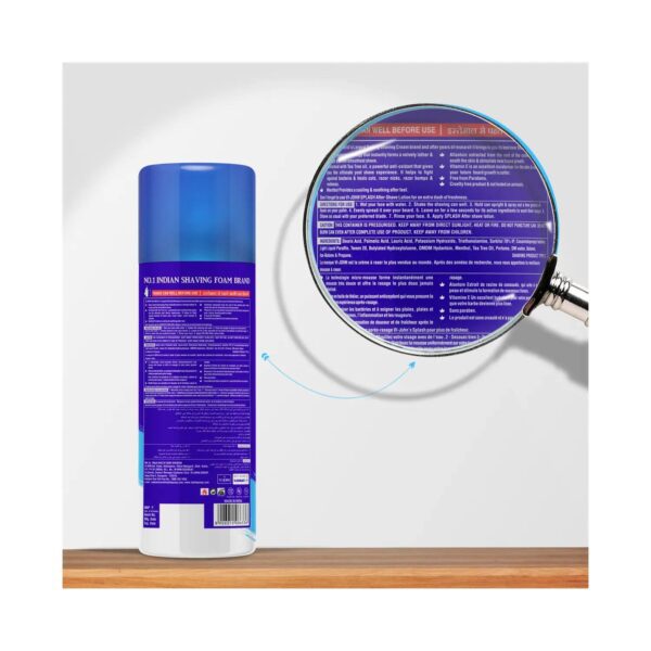 VI-JOHN Shaving Foam With Vitamin E Enriched & Antibacterial Properties (300g) - VI-JOHN