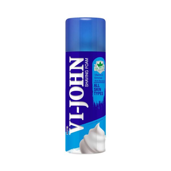 VI-JOHN Shaving Foam With Vitamin E Enriched & Antibacterial Properties (50g) - VI-JOHN