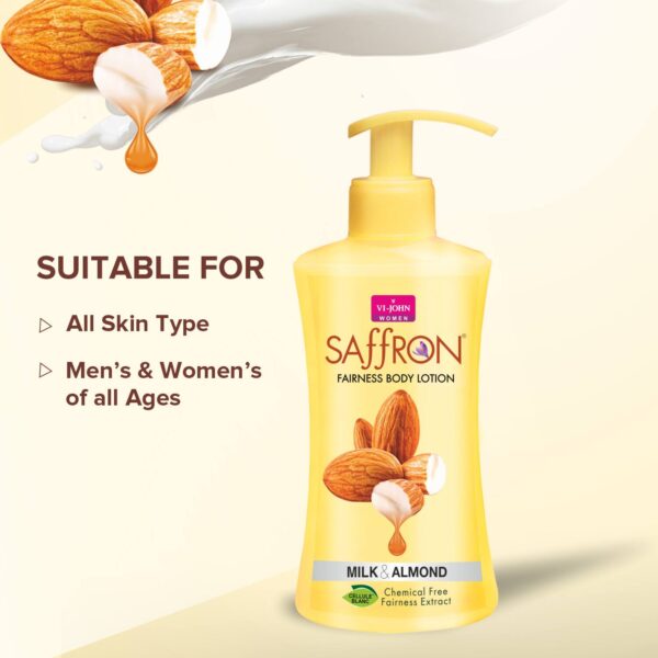 VI-JOHN Women Saffron Body Lotion Combo Red Apple + Milk Almond - VI-JOHN