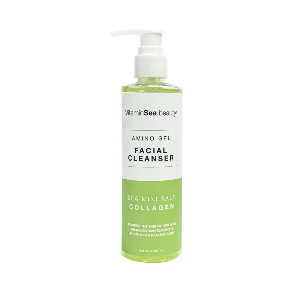 Vitamins and Sea Beauty Amino Acid Gel Facial Cleanser (236ml) - Vitamins and Sea Beauty
