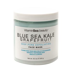 Vitamins and Sea Beauty Blue Sea Kale and Grapefruit Deep Pore Exfoliating Face Mask (240g) - Vitamins and Sea Beauty