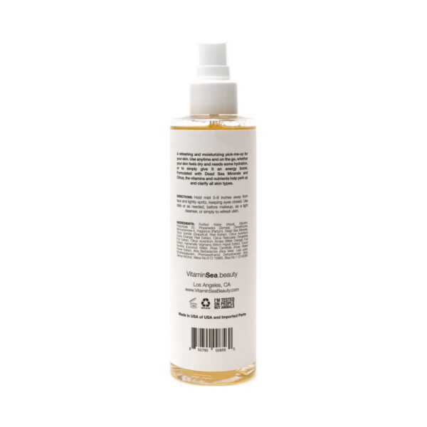 Vitamins and Sea Beauty Hydrating Rose Water Toner Face Mist (237ml) - Vitamins and Sea Beauty