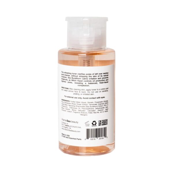 Vitamins and Sea Beauty Sea Buckthorn Witch Hazel Clarifying Face Toner (237ml) - Vitamins and Sea Beauty