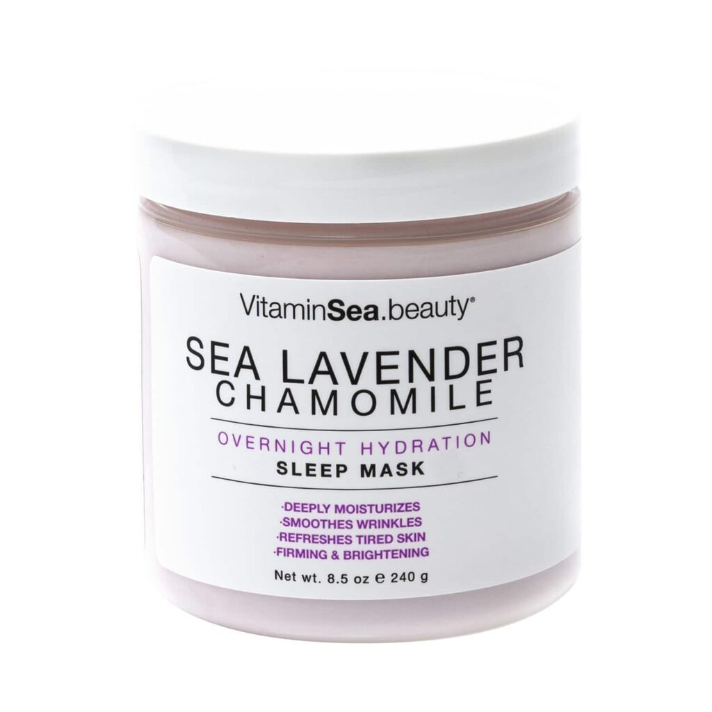 Vitamins and Sea Beauty Sea Lavender and Chamomile Overnight Hydrating Moisturizing Night Face Mask (240g) - Vitamins and Sea Beauty