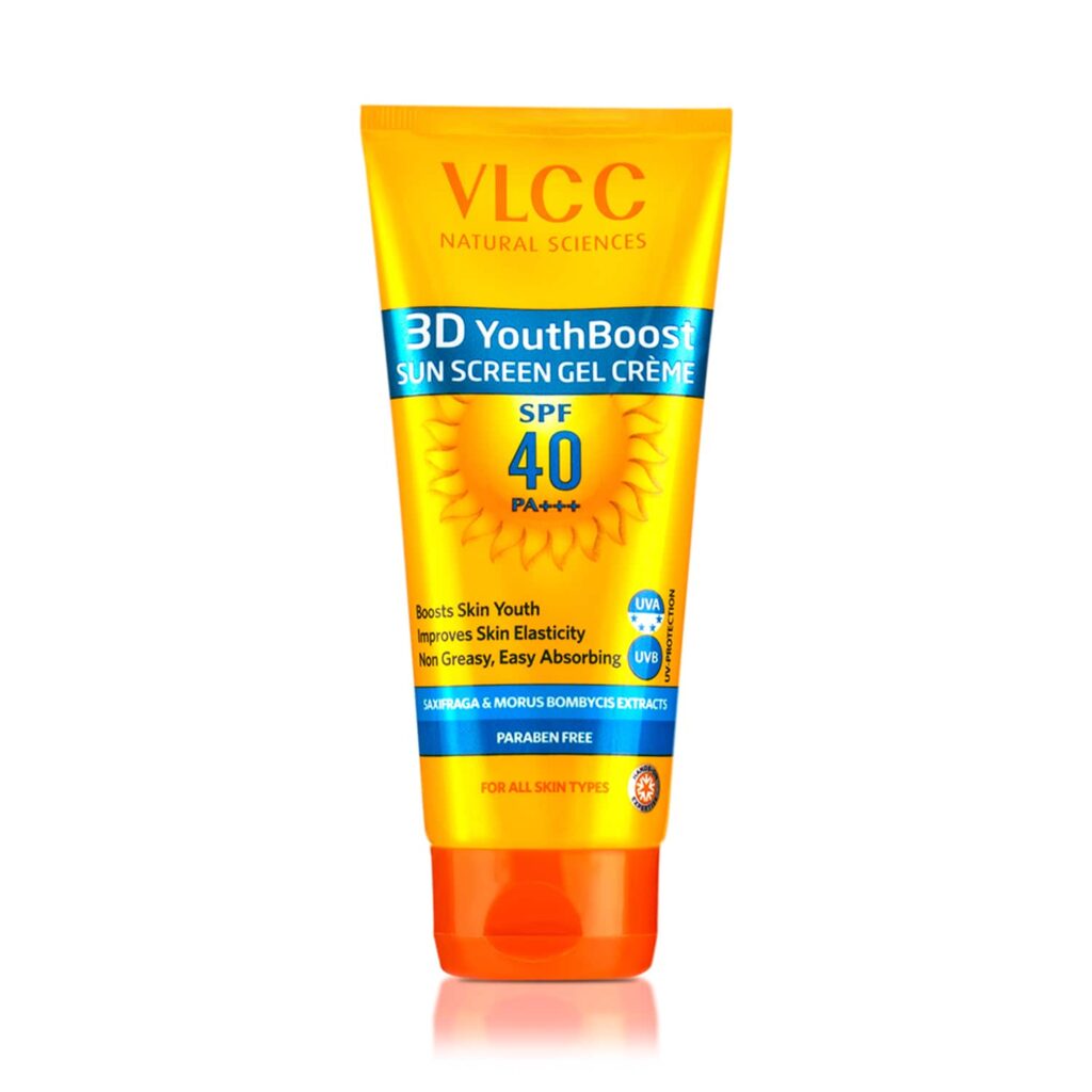 VLCC 3D Youth Boost SPF 40 Sunscreen Gel Crème (50g) - VLCC