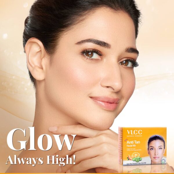 VLCC 7X Ultra Whitening and Brightening Charcoal Peel Off Mask & Anti Tan Facial Kit - VLCC