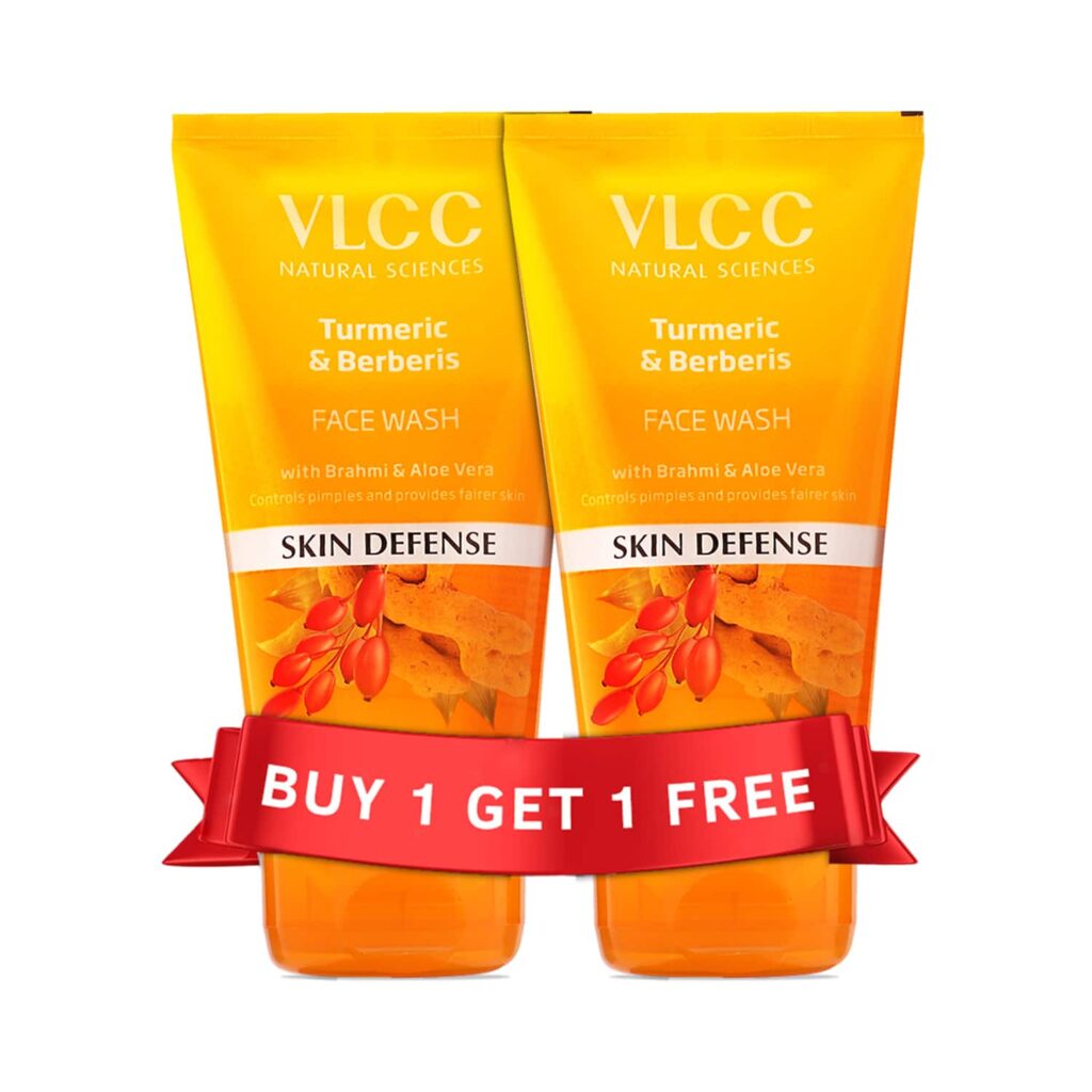 VLCC Anti Tan Skin Lightening & Turmeric and Berberris Face wash Combo - VLCC