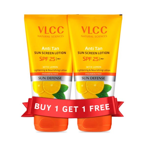 VLCC Anti Tan Sun Screen Lotion SPF 25 & Matte Look SPF 30 PA ++ Sunscreen Combo - VLCC