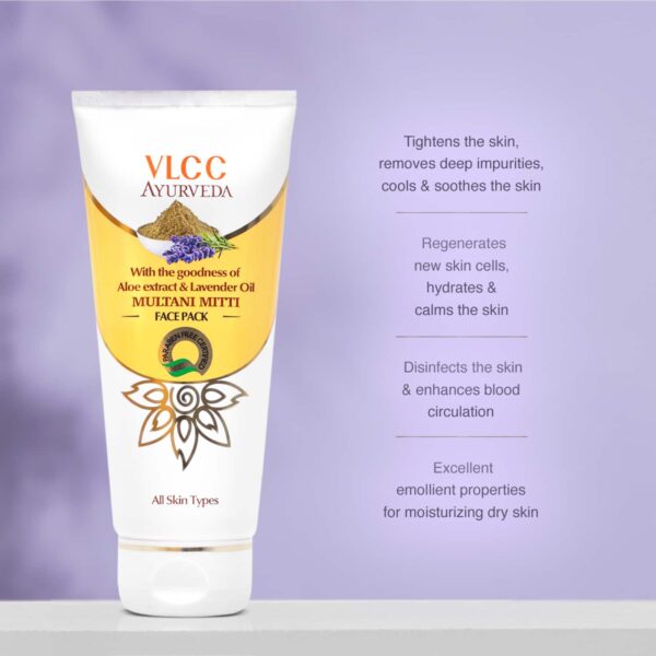 VLCC Ayurveda Multani Mitti Face Pack (100g) - VLCC