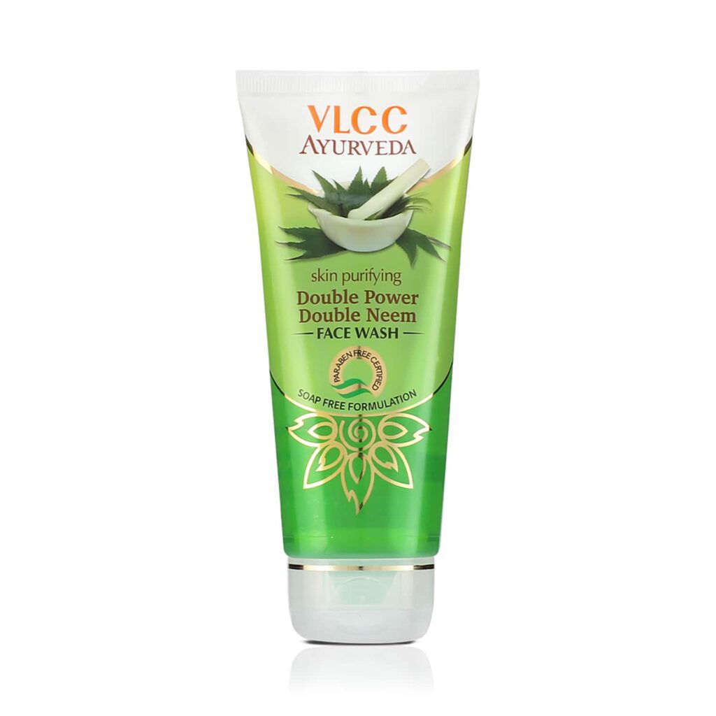 VLCC Double Power Double Neem Skin Purifying Face Wash (100ml) - VLCC