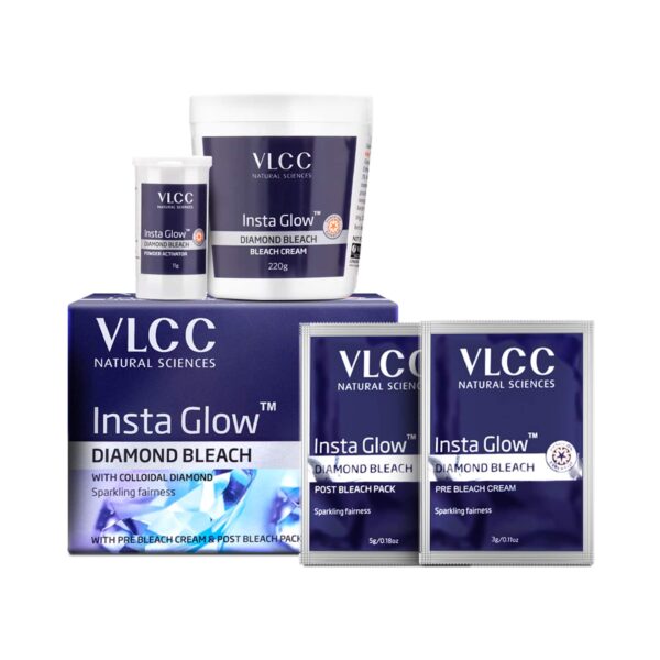 VLCC Insta Glow Diamond Bleach (402g) - VLCC