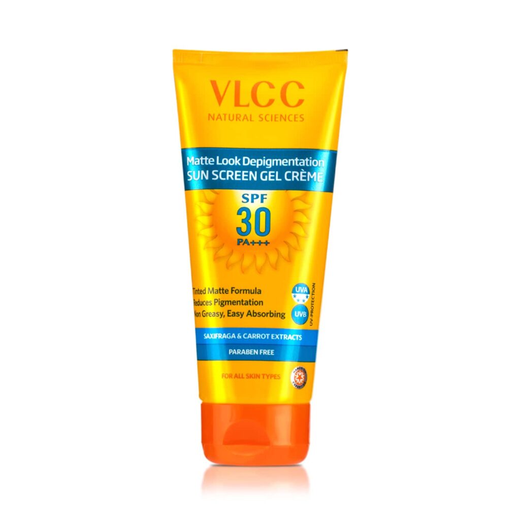 VLCC Matte Look Depigmentation Sunscreen Gel Creme SPF 30 (100g) - VLCC