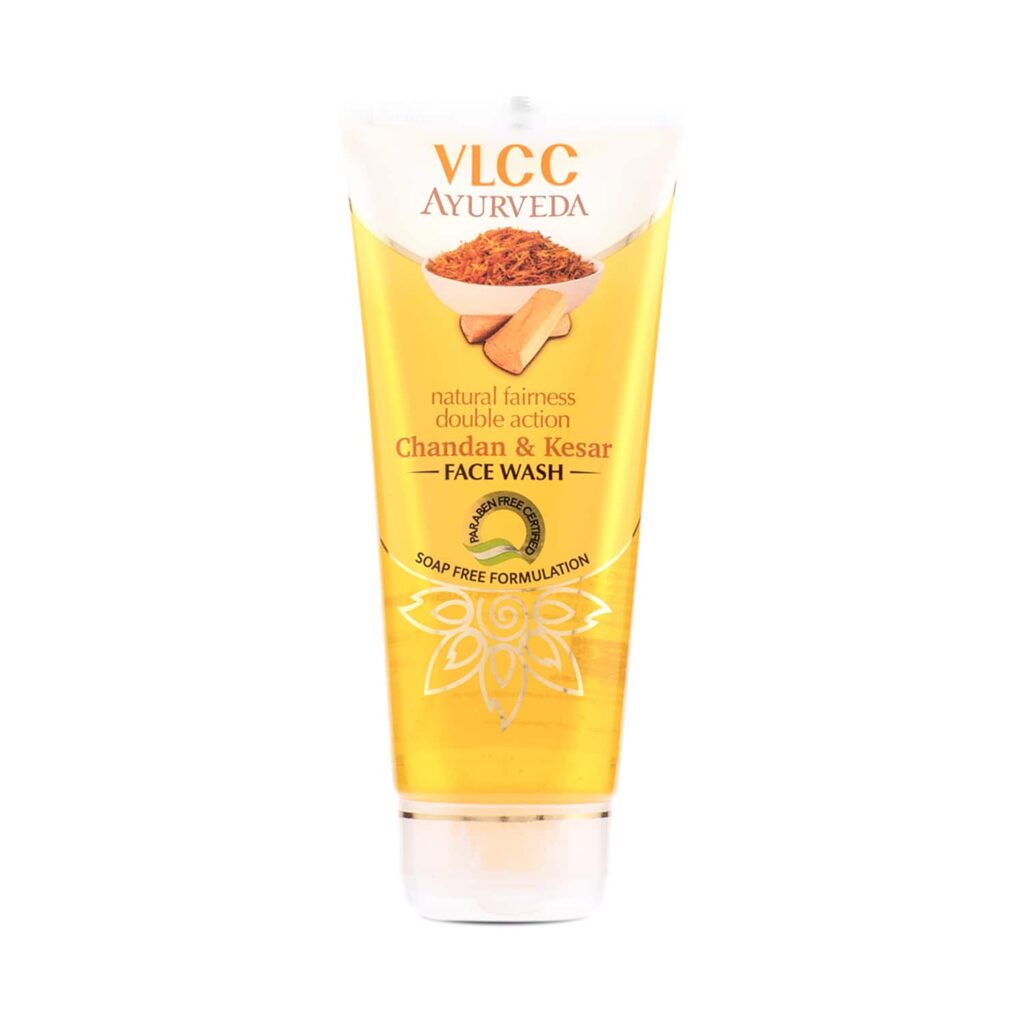 VLCC Natural Fairness Kesar Chandan Face Wash (100ml) - VLCC