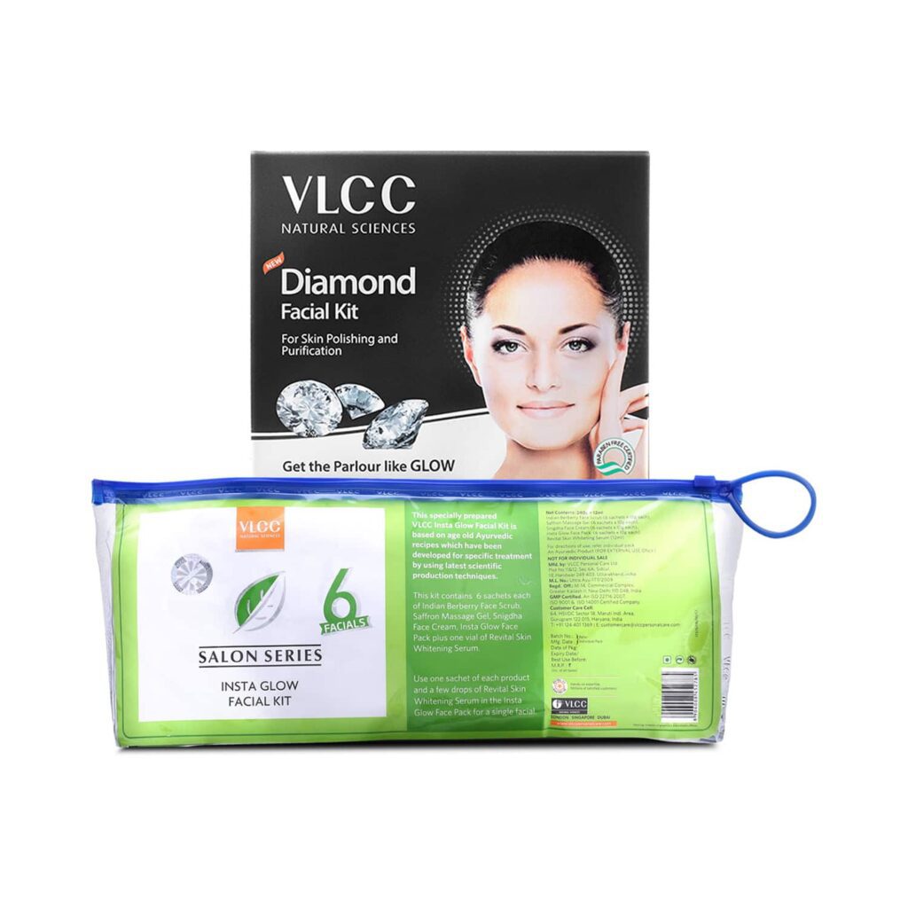 VLCC Pedi Glow Foot Care Kit & Diamond Facial Kit - VLCC
