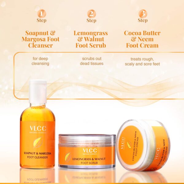 VLCC Pedi Glow Foot Care Kit & Diamond Facial Kit - VLCC