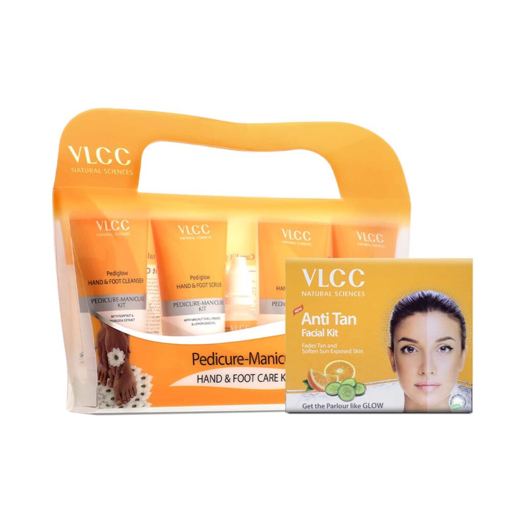 VLCC Pedicure Manicure & Anti Tan Facial Kit - VLCC