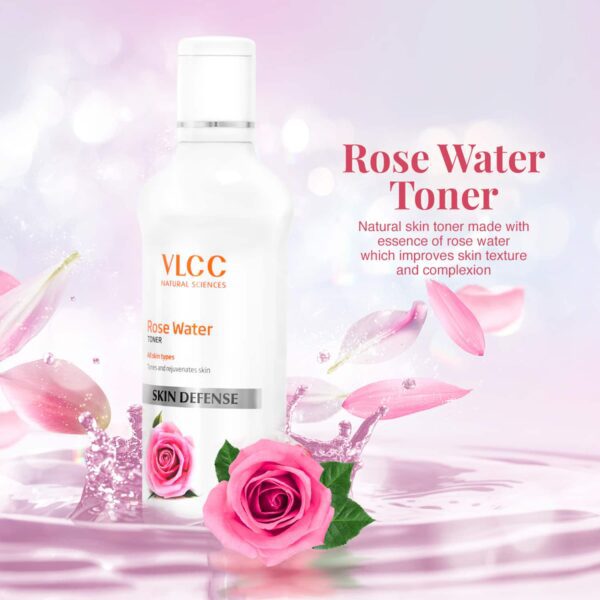 VLCC Rose Water Toner All Skin Types Defense (100 ml) - VLCC