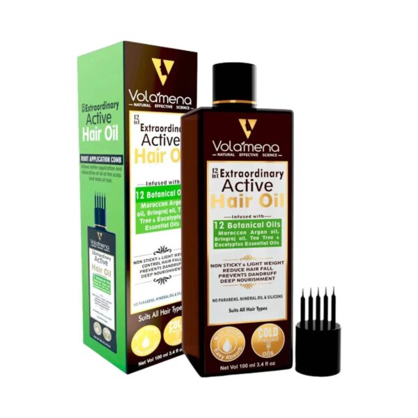 Volamena 12-In-1 Extraordinary Active Hair Oil (100ml) - Volamena