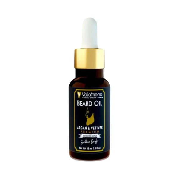 Volamena Argan & Vetiver Beard Oil (15ml) - Volamena