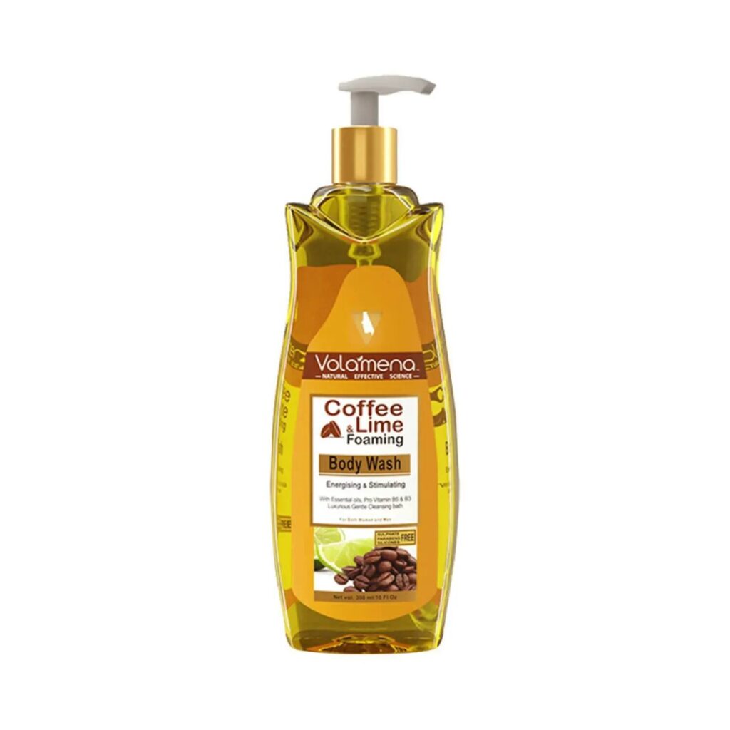 Volamena Coffee And Lime Foaming Body Wash (300ml) - Volamena