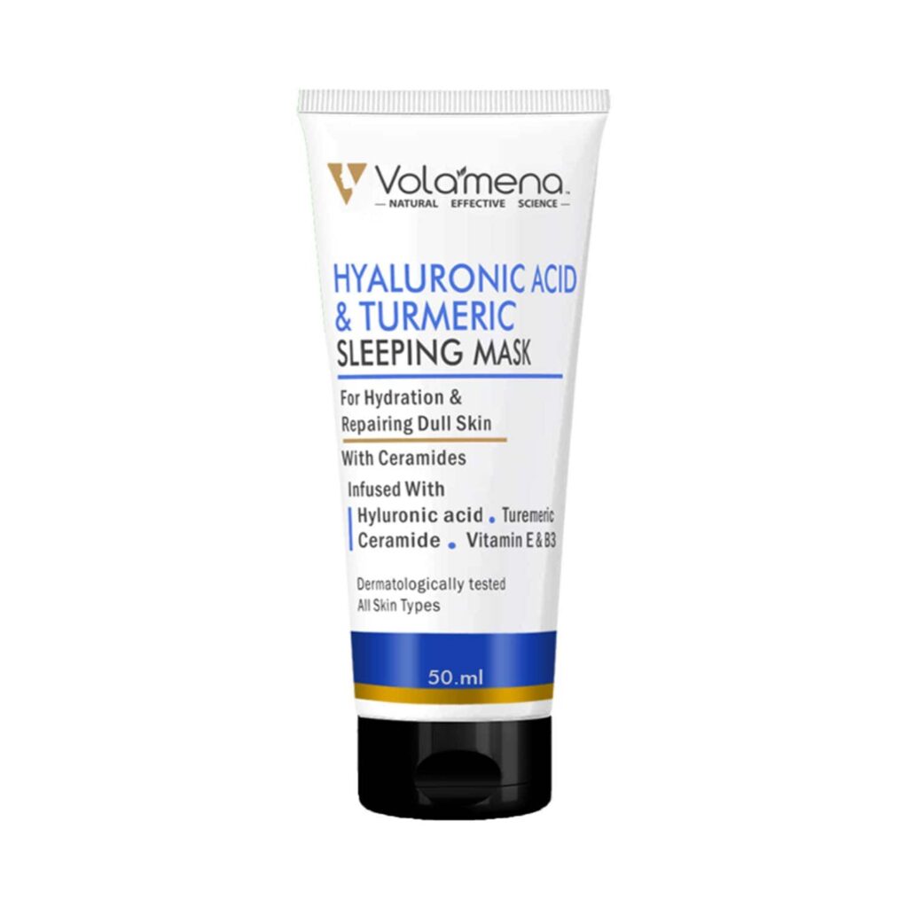 Volamena Hyaluronic Acid & Turmeric Sleeping Mask (50ml) - Volamena