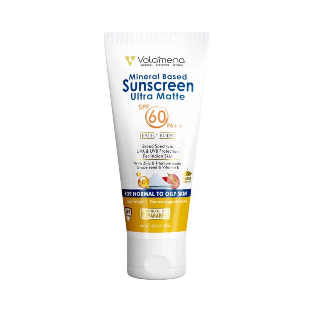 Volamena Mineral Based Sunscreen Gel Ultra Matte SPF 60 PA++ (100ml) - Volamena