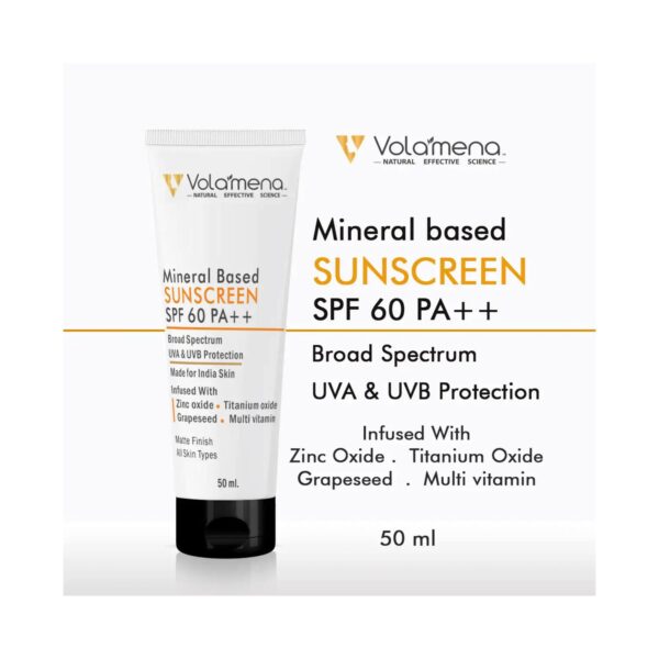 Volamena Mineral Based Sunscreen Gel Ultra Matte SPF 60 PA++ (50ml) - Volamena