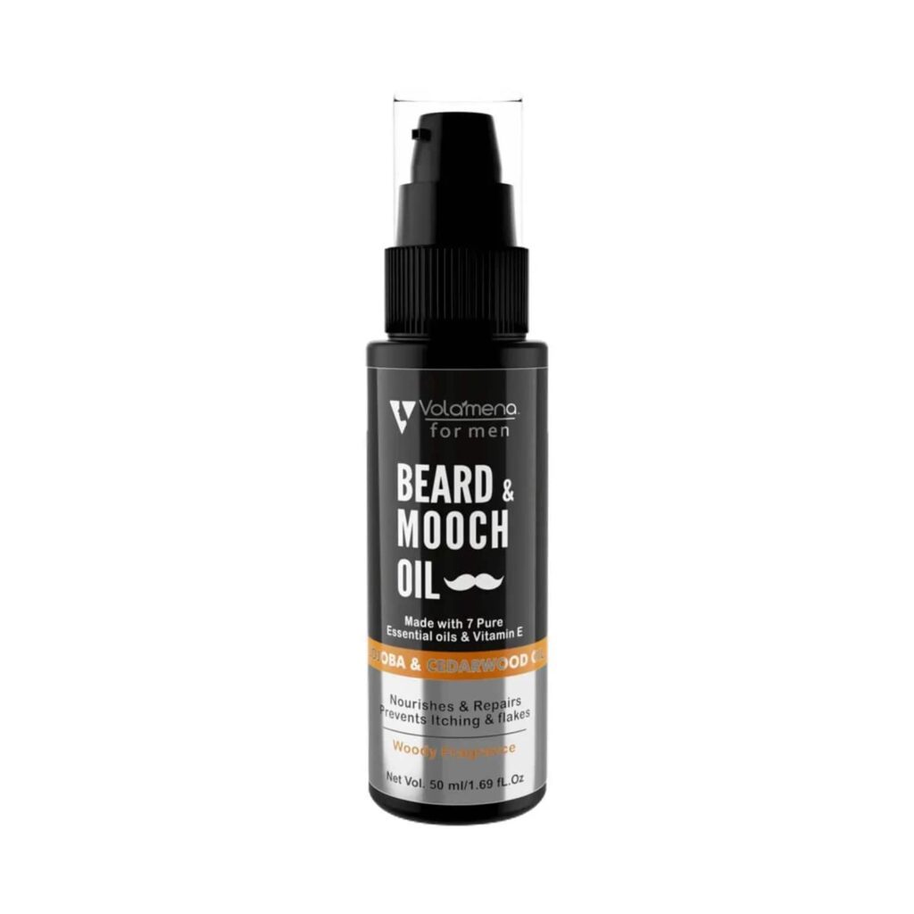 Volamena Mooch Jojoba And Cedarwood Beard Oil (50ml) - Volamena