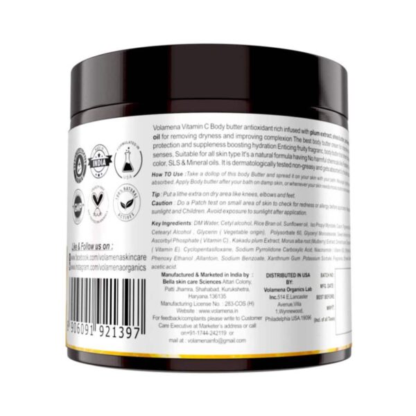 Volamena Vitamin C Body Butter (100ml) - Volamena