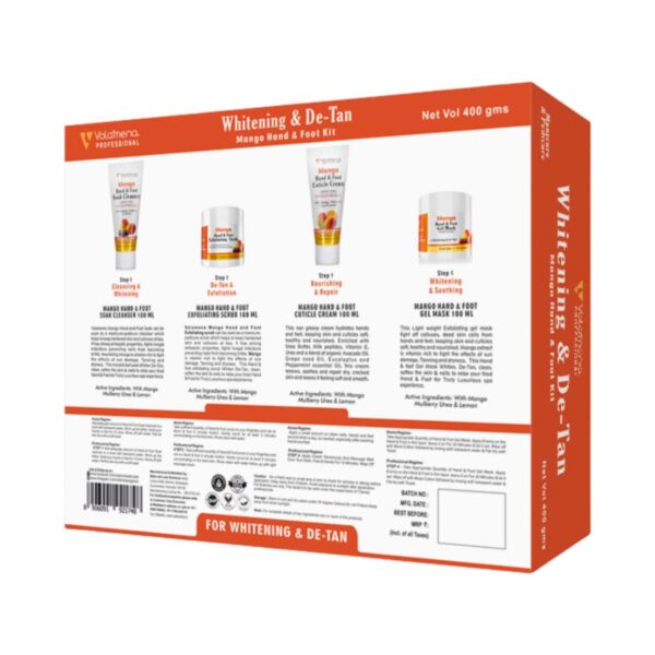 Volamena Whitening & D-Tan Hand & Foot Care Kit (4 Pcs) - Volamena
