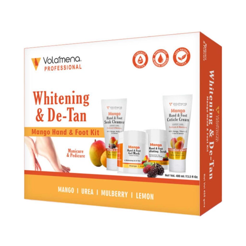 Volamena Whitening & D-Tan Hand & Foot Care Kit (4 Pcs) - Volamena