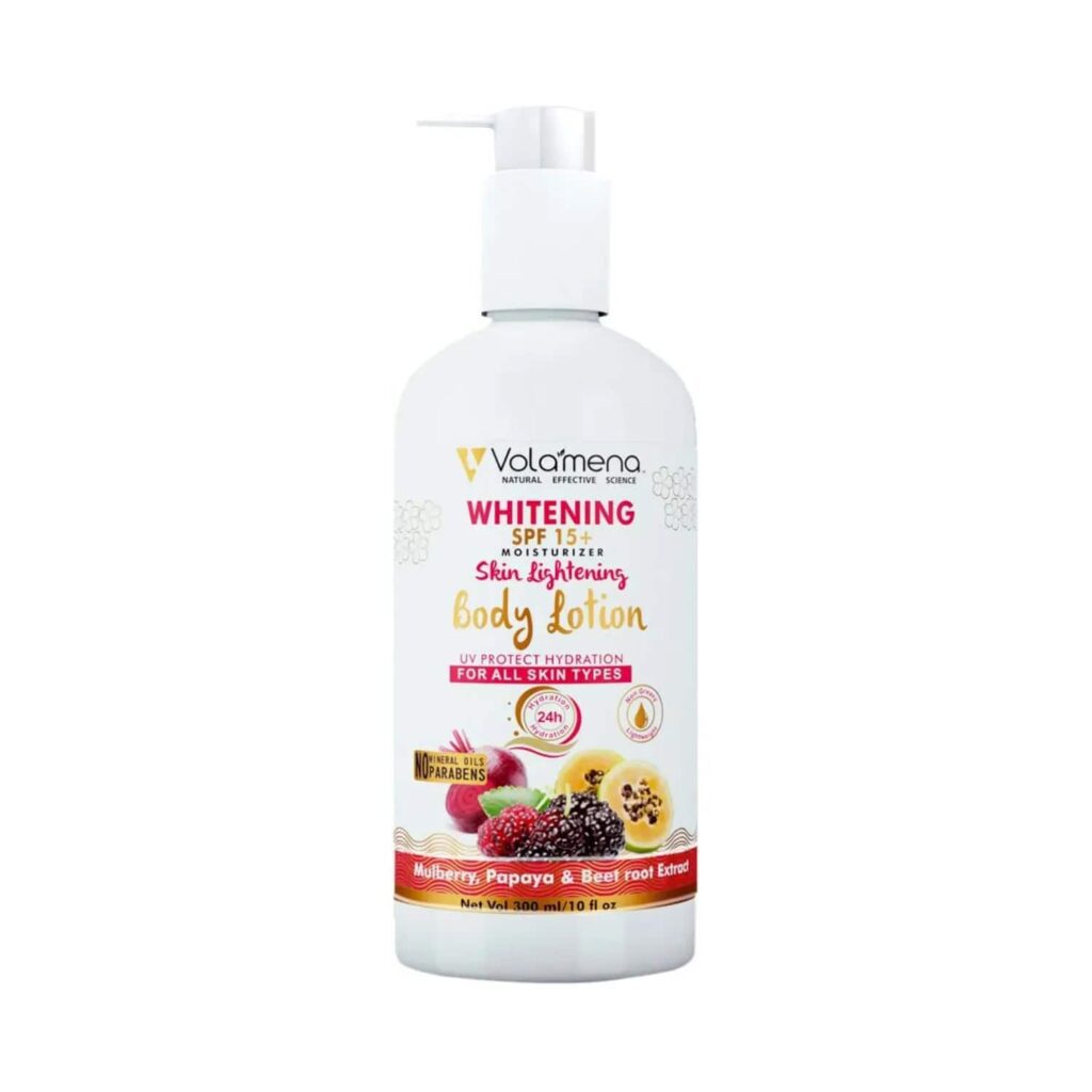 Volamena Whitening Moisturizer Skin Lightening Body Lotion With SPF 15++ (300ml) - Volamena