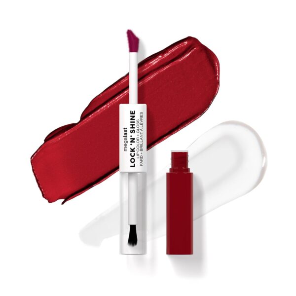 Wet n Wild Megalast Lock N' Shine Lip Color - Red-Y For Me (8 ml) - Wet n Wild