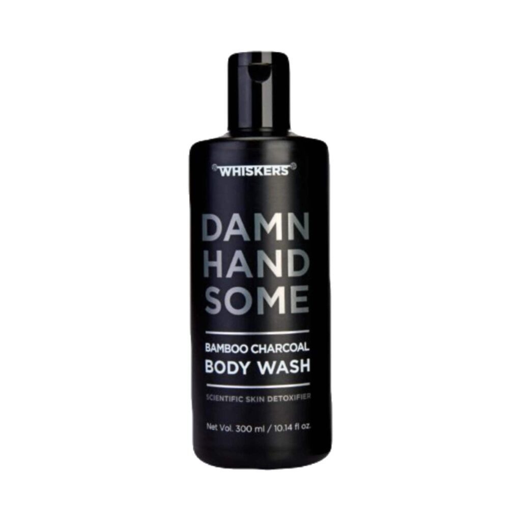 WHISKERS Bamboo Charcoal Body Wash For Men (300 ml) - WHISKERS