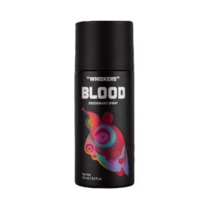 WHISKERS Blood Deodorant Spray For Men (150 ml) - WHISKERS