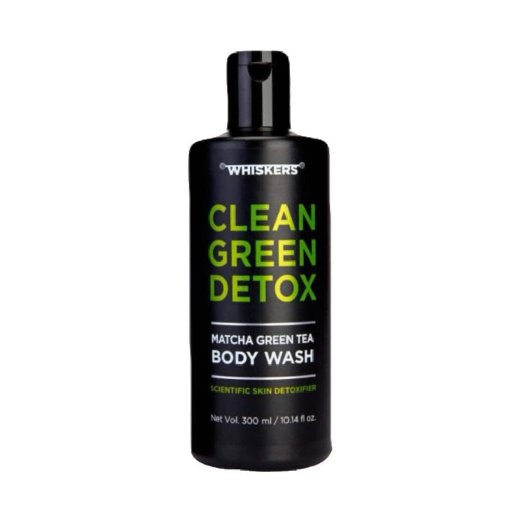 WHISKERS Matcha Green Tea Body Wash For Men (300 ml) - WHISKERS
