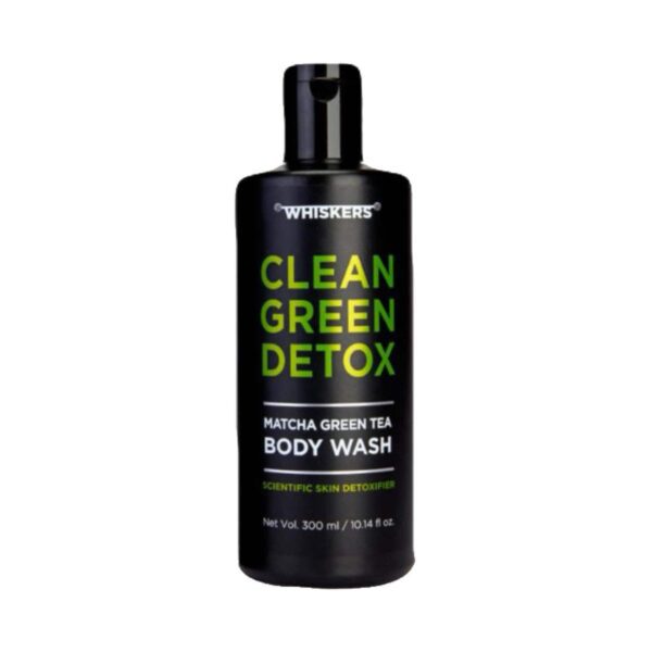 WHISKERS Matcha Green Tea Body Wash For Men (300 ml) - WHISKERS