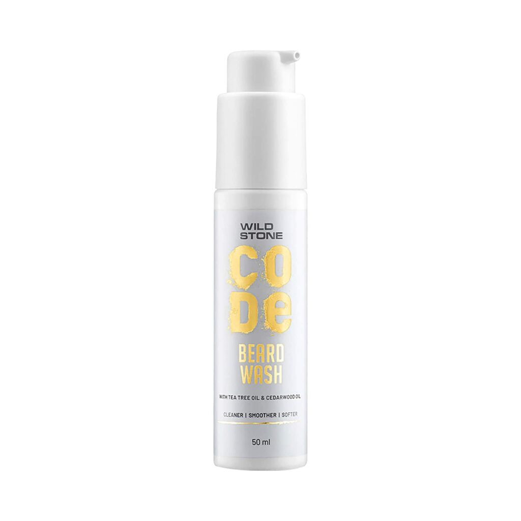 Wild Stone Code Anti Dandruff Beard Wash (50ml) - Wild Stone