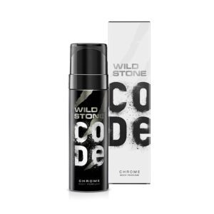 Wild Stone Code Chrome No Gas Deodorant Body Perfume (150ml) - Wild Stone
