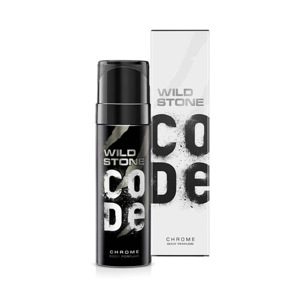 Wild Stone Code Chrome No Gas Deodorant Body Perfume (150ml) - Wild Stone