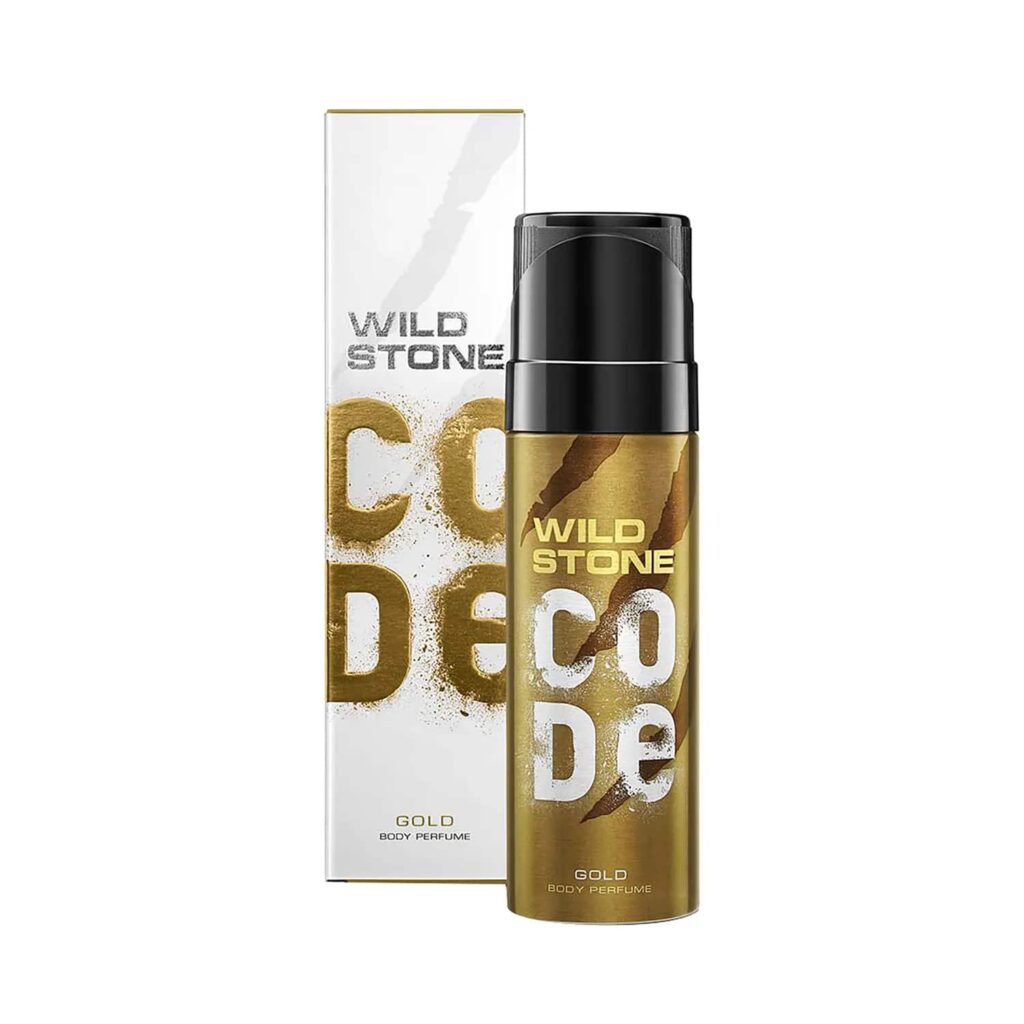 Wild Stone Code Gold Deodorant Body Perfume (120ml) - Wild Stone