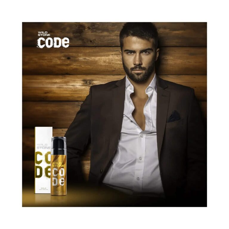 Wild Stone Code Gold Deodorant Body Perfume (120ml) - Wild Stone