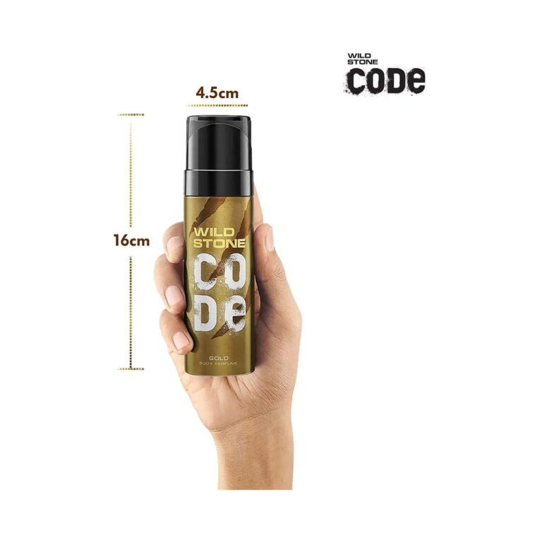 Wild Stone Code Gold Deodorant Body Perfume (120ml) - Wild Stone